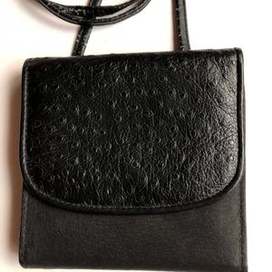 Michael Stevens Leather Crossbody Wallet